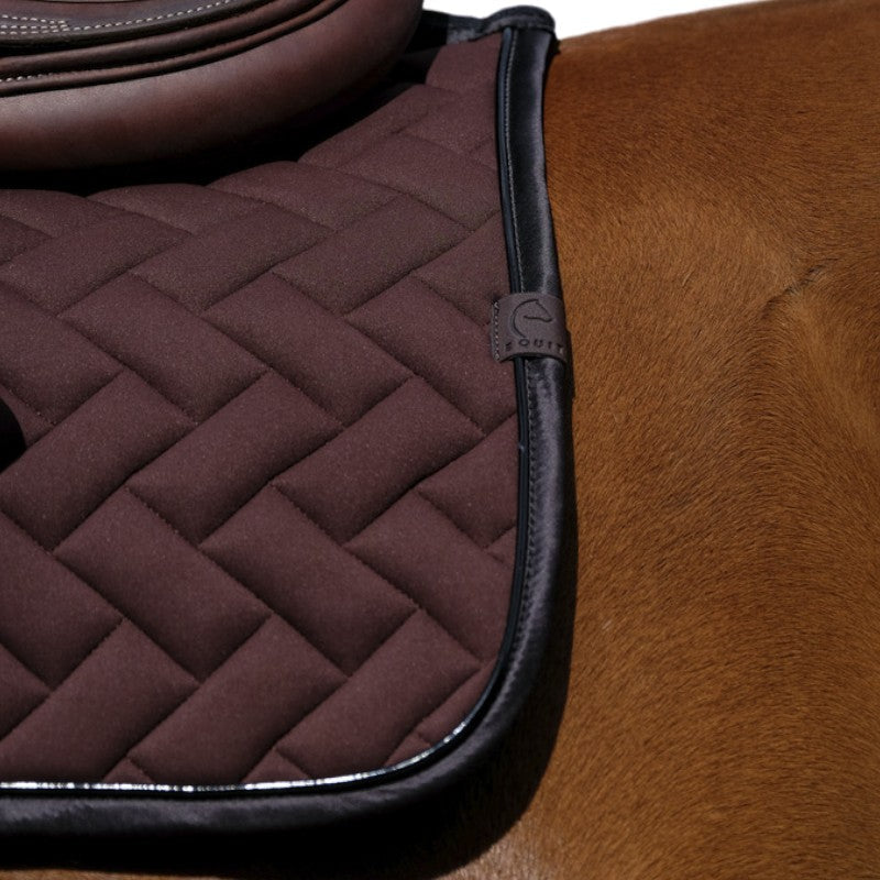 Equithème - Tapis de selle Impulsion marron
