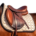 Equithème - Pretty Beige Saddle Pad | - Ohlala