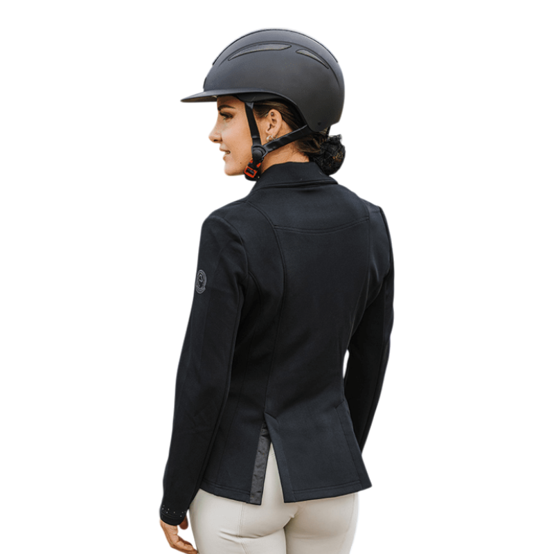 Equithème - Veste de concours femme Stockholm Je t'aime noir | - Ohlala