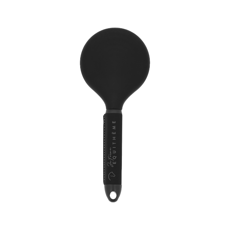 Equithème - Brosse à crins Je t'aime noir | - Ohlala