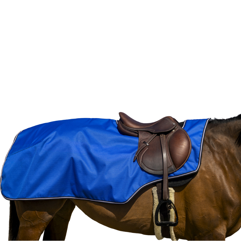 Equithème - Couvre-reins Tyrex Aisance 1200D bleu roi 0g | - Ohlala