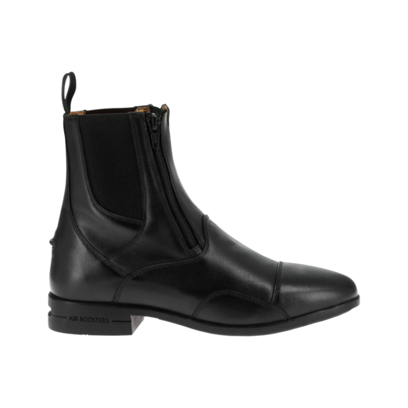 Equithème - EK-Duozip Black Leather Paddock Boots