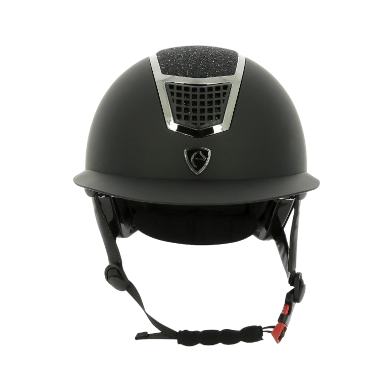 Equithème - Casque d'équitation Airy L noir céleste/ noir | - Ohlala