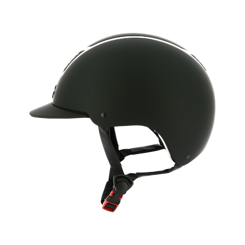 Equithème - Airy riding helmet silver/black | - Ohlala