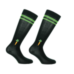 Equithème - Nikita Riding Socks - Dark Green / Light Green