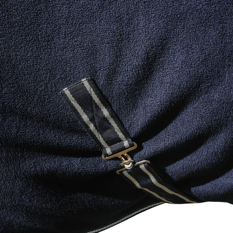 Equithème - EK-Glitter navy fleece rug
