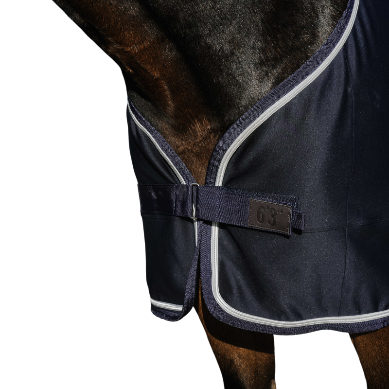 Equithème - Coperta leggera softshell EK-Easyfit blu navy