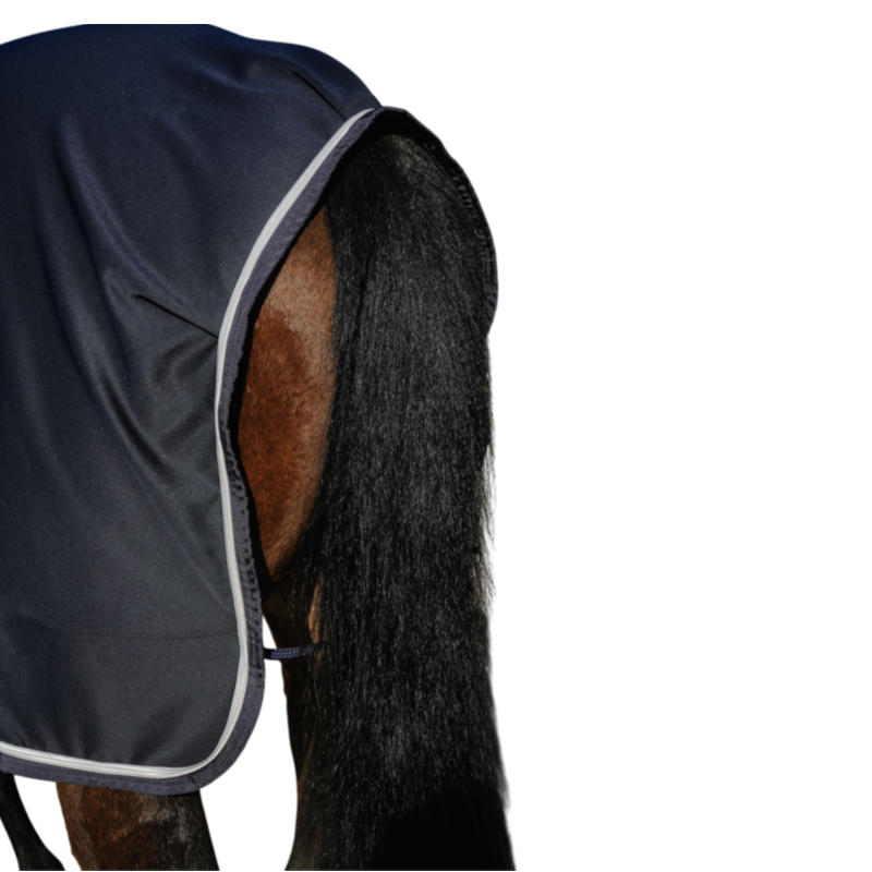 Equithème - Coperta leggera softshell EK-Easyfit blu navy