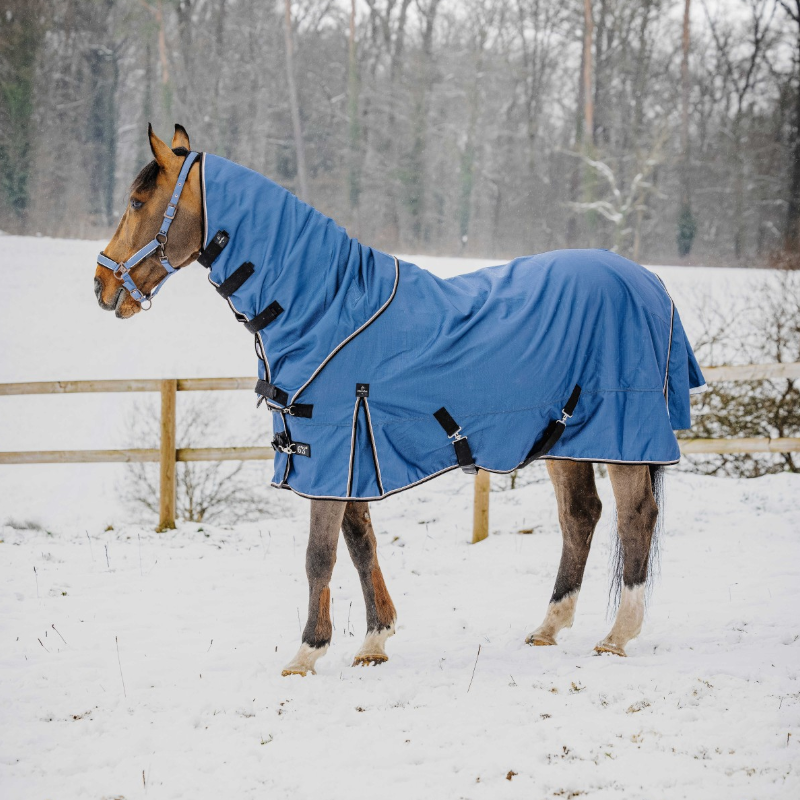 Equithème - Tyrex Aisance 1200D cobalt 300g turnout rug