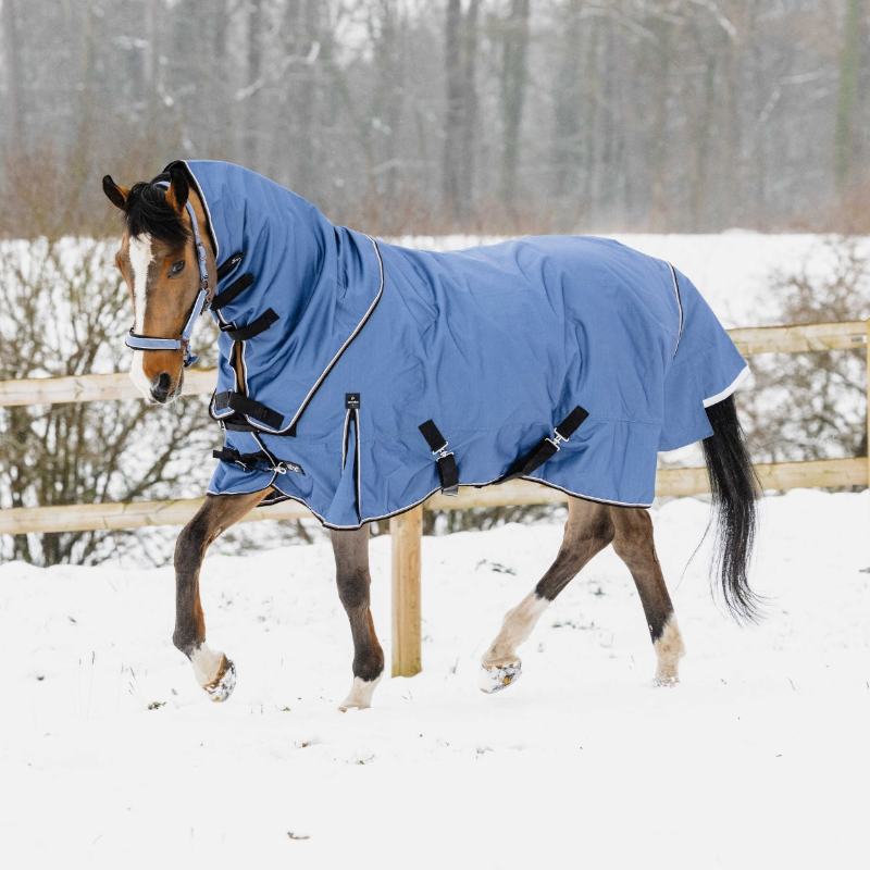 Equithème - Tyrex Aisance 1200D cobalt 300g turnout rug