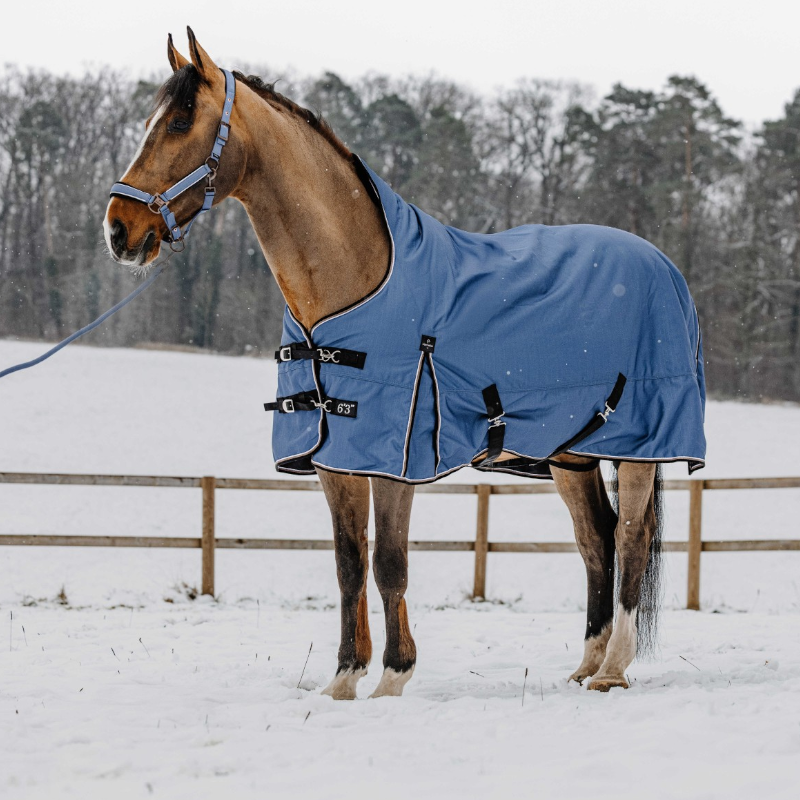 Equithème - Coperta da paddock Tyrex Aisance 1200D high neck cobalto 0g