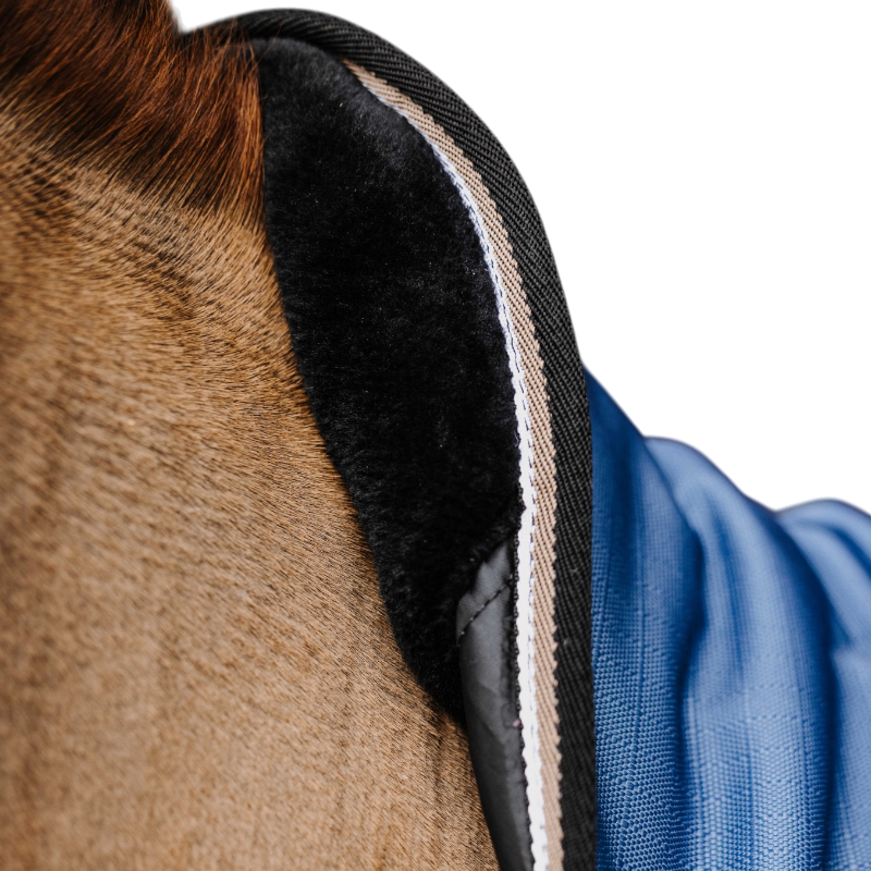 Equithème - Coperta da paddock Tyrex Aisance 1200D high neck cobalto 0g