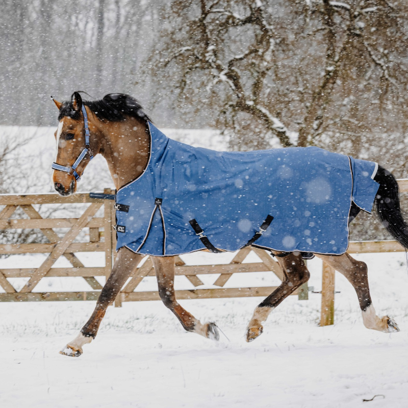 Equithème - Coperta da paddock Tyrex Aisance 1200D high neck cobalto 0g