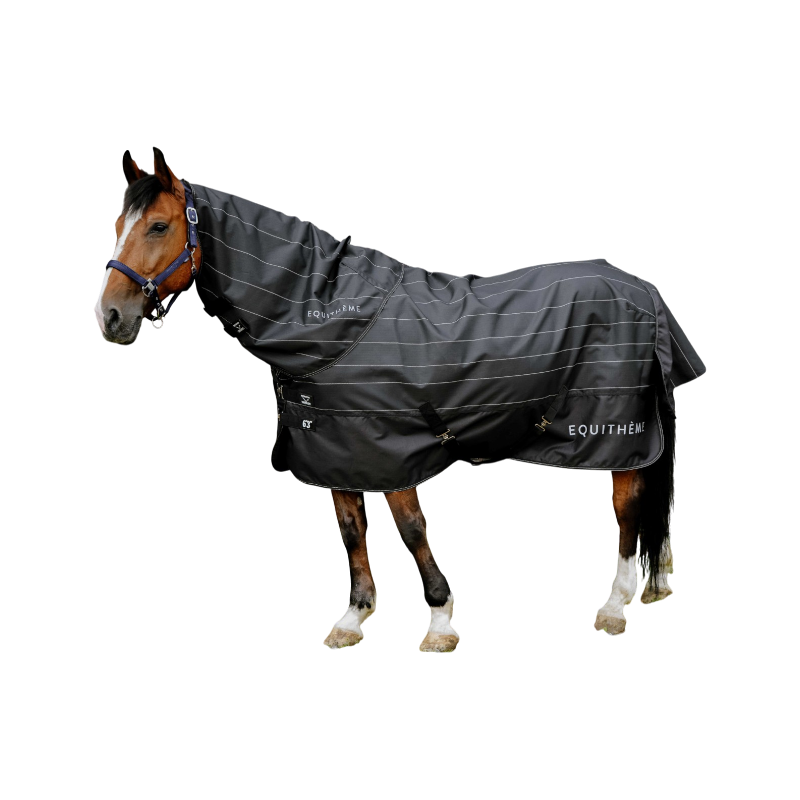 Equithème - Tyrex Lumin 600D black 150g neck cover