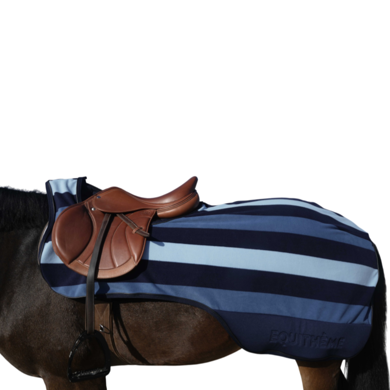Equithème - EK-Confortech navy fleece exercise sheet
