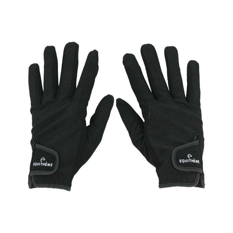 Equithème - Gants Savage noir | - Ohlala