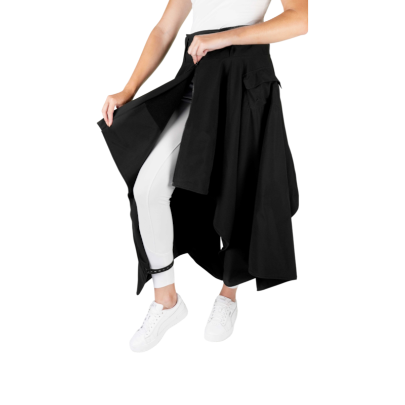 Equithème - Black Women's Je T'aime EQ-Joelle Rain Skirt