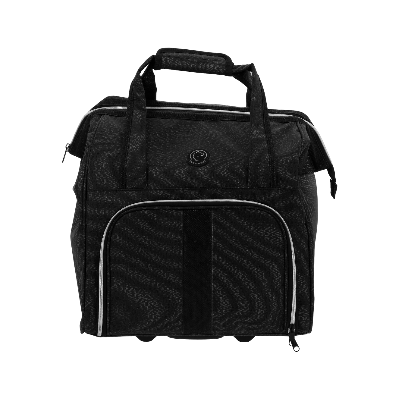 Equithème - Bolsa de aseo con ruedas negra | - Ohlala
