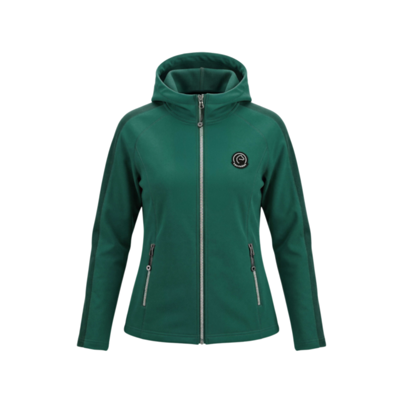Equithème - EK-Victoria Je T'aime Children's Long-Sleeve Softshell Jacket - Teal