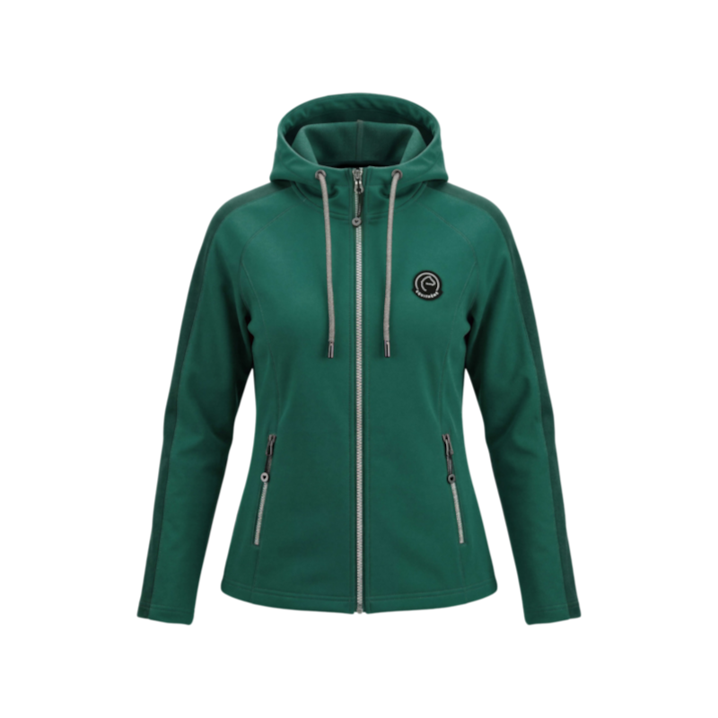 Equithème - Women's Je T'aime EK-Victoria Long-Sleeve Softshell Jacket Teal