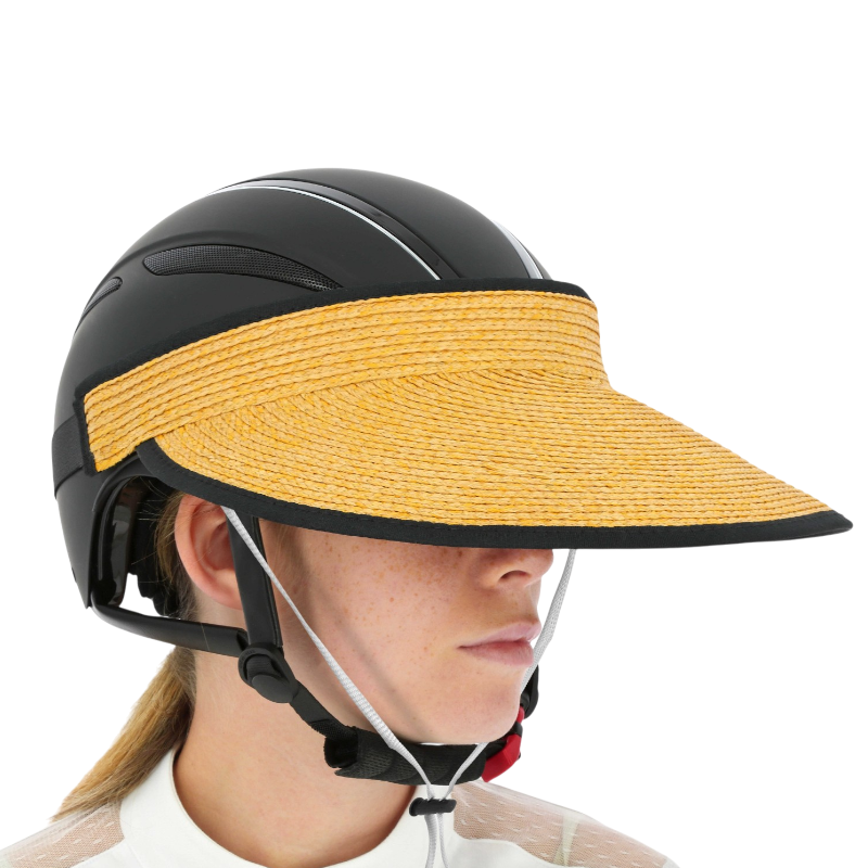 Equithème - ラフィア製ヘルメット用UVカットバイザー