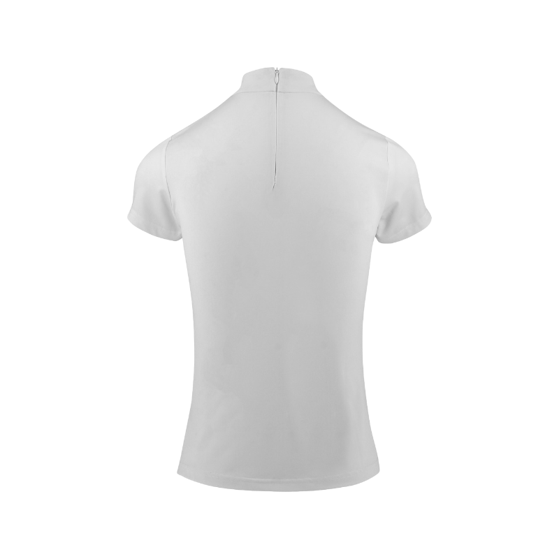 Equithème - Funza white women's short-sleeve competition polo | - Ohlala