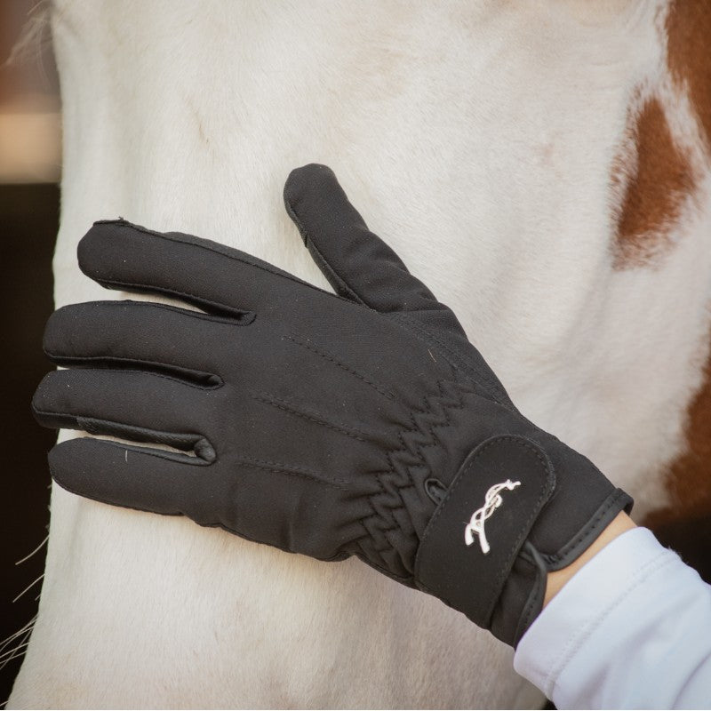 Eden by Pénélope - Gants hiver enfant noir | - Ohlala