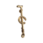 Equithème - Gold "Horseshoe" Tie Pin | - Ohlala