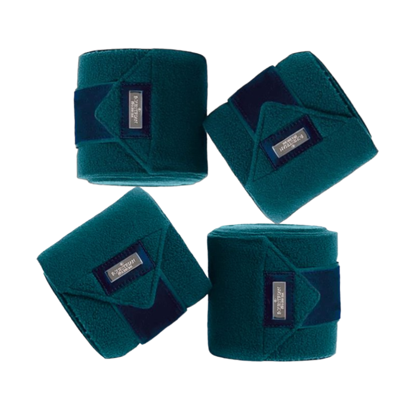 Equestrian Stockholm - Bandaże polo Emerald (x4) | - Ohlala