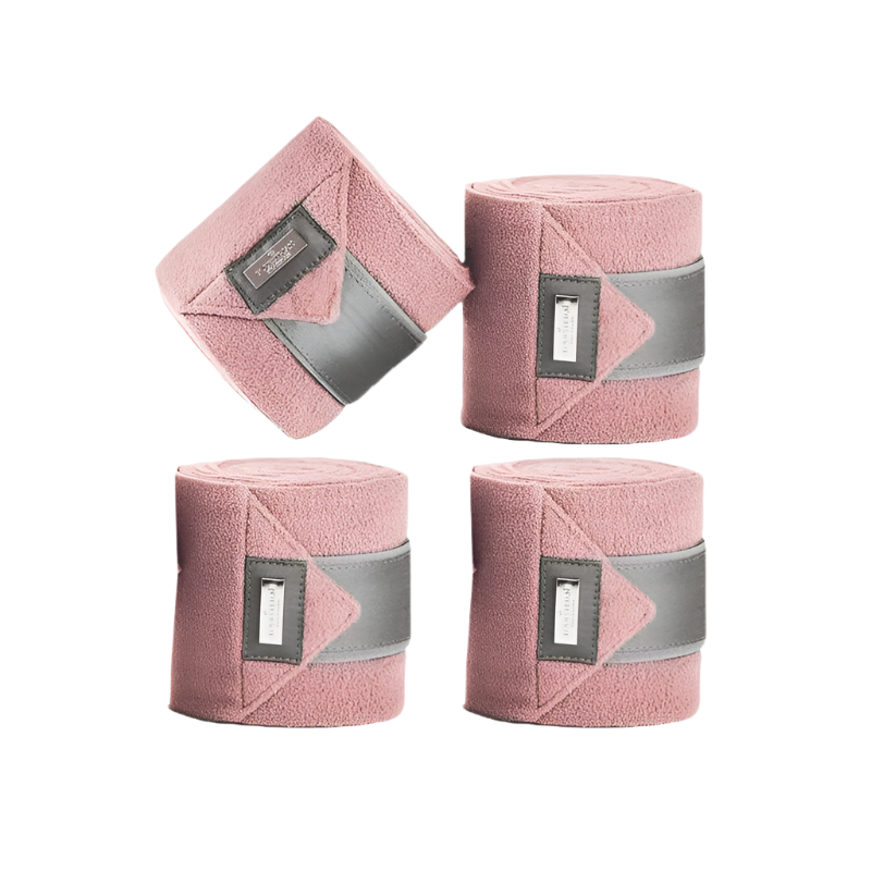 Equestrian Stockholm - Bandaże polo Pink (x4) | - Ohlala