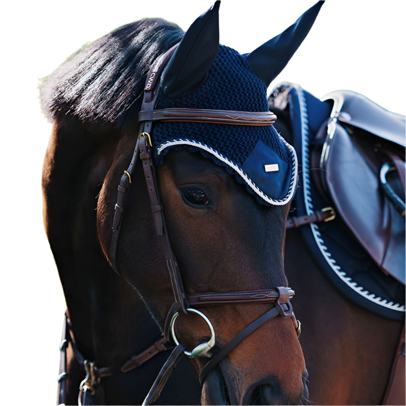 Equestrian Stockholm - Bonnet pour cheval Midnight Blue | - Ohlala