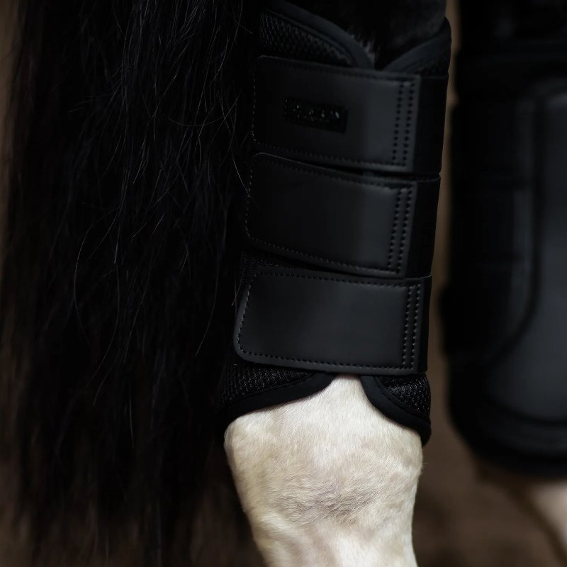 Equestrian Stockholm - Guêtres fermées Mesh noir | - Ohlala