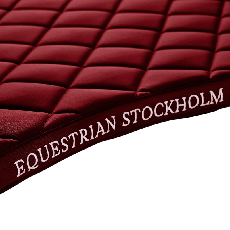 Equestrian Stockholm - Dressage pad Line bordeaux | - Ohlala
