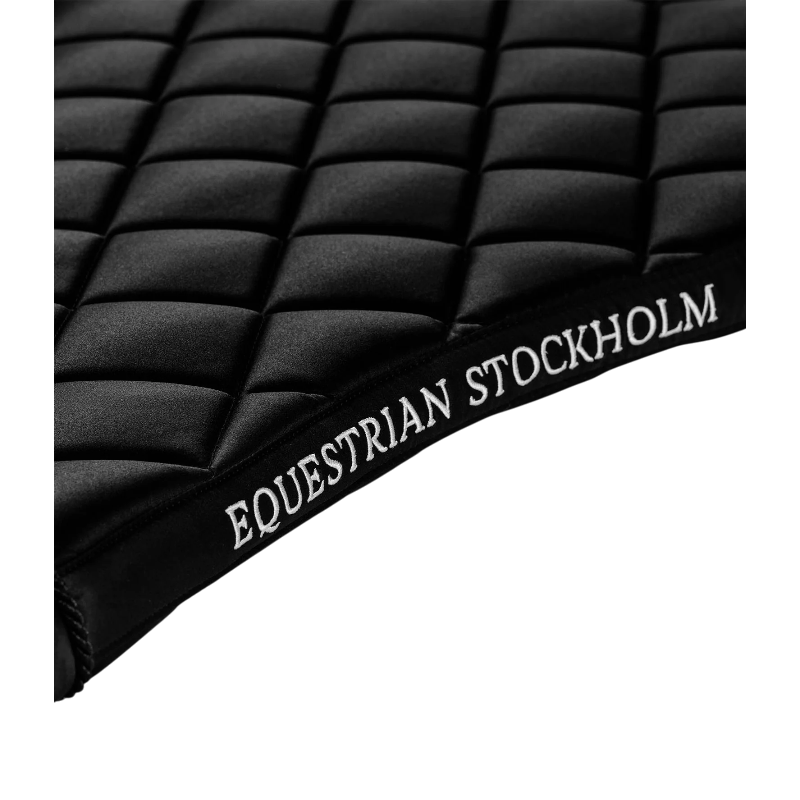 Equestrian Stockholm - Tapis de dressage Line noir | - Ohlala