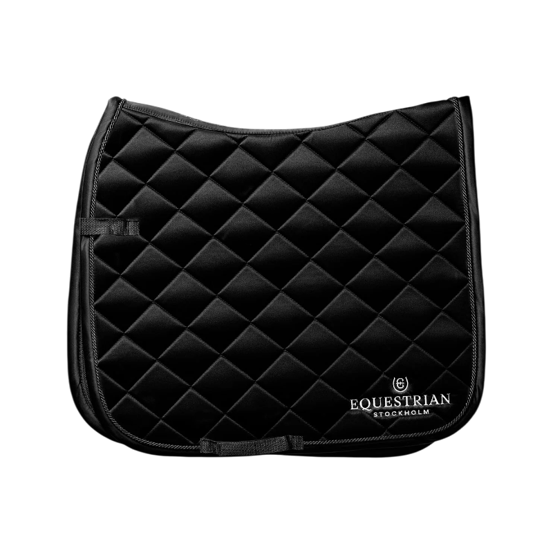 Equestrian Stockholm - Tapis de dressage Line noir | - Ohlala