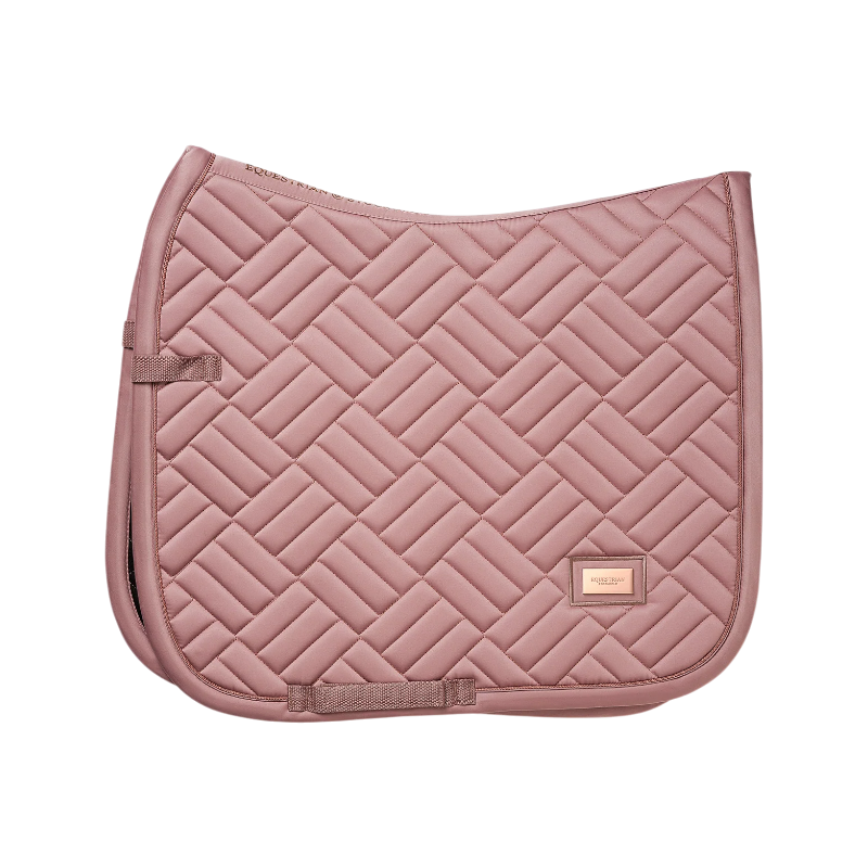 Equestrian Stockholm - Modern midsummer blush dressage saddle pad | - Ohlala