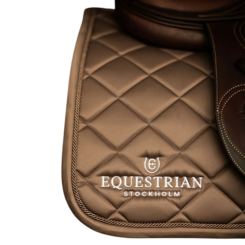 Equestrian Stockholm - Tapis de selle Line champagne | - Ohlala