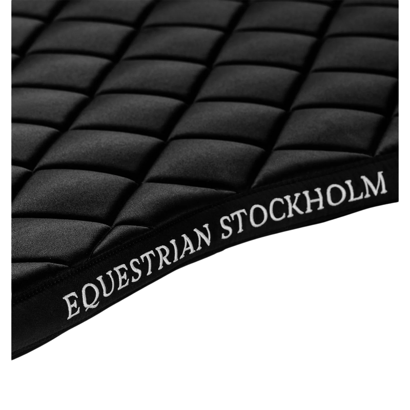 Equestrian Stockholm - Tapis de selle Line noir | - Ohlala