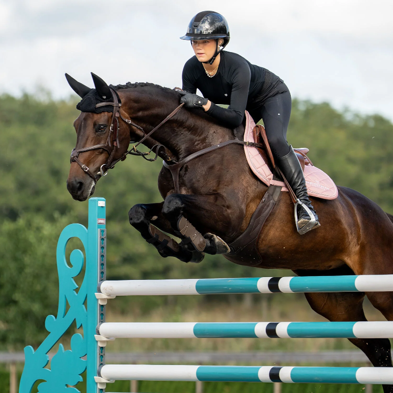 Equestrian Stockholm - ラインローズ サドルパッド | - Ohlala