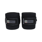 Equiline - Vendas de trabajo elásticas con forro polar negro (x2) | - Ohlala