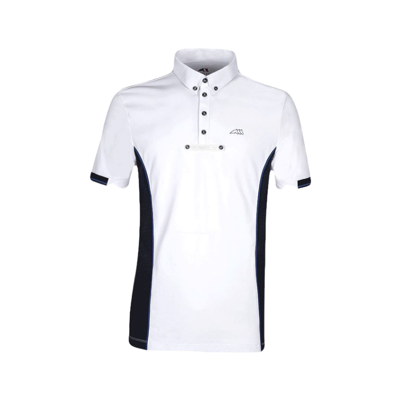 Equiline - Short-sleeve competition polo Gym white | - Ohlala