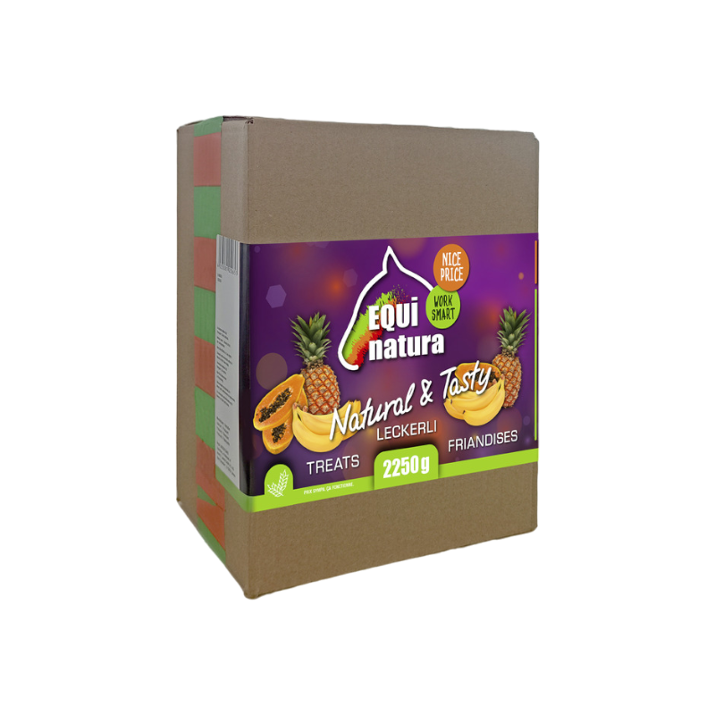 Equinatura - Recharge friandises pour chevaux naturelles Banane/ Ananas/ Papaye | - Ohlala
