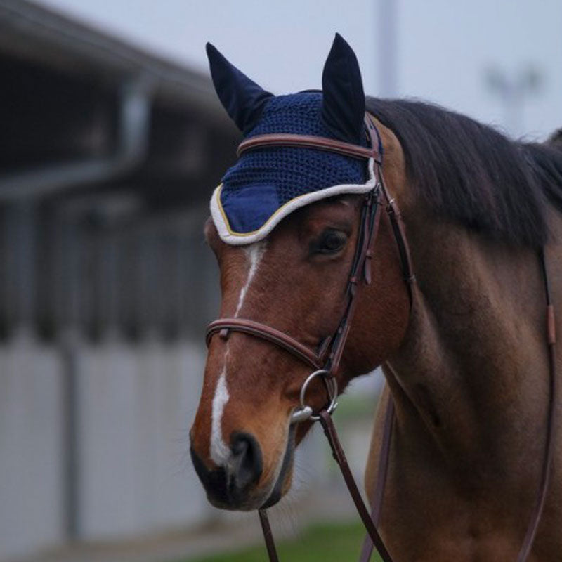 Equithème - Vliegenmuts Denim marine | - Ohlala