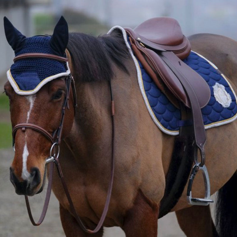 Equithème - Vliegenmuts Denim marine | - Ohlala