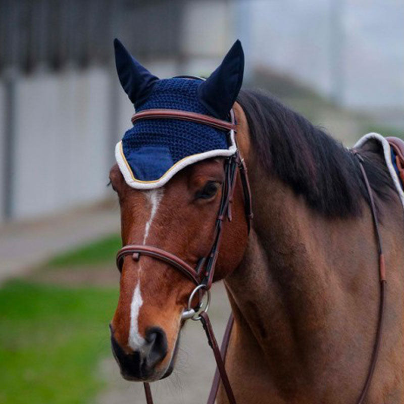 Equithème - Vliegenmuts Denim marine | - Ohlala