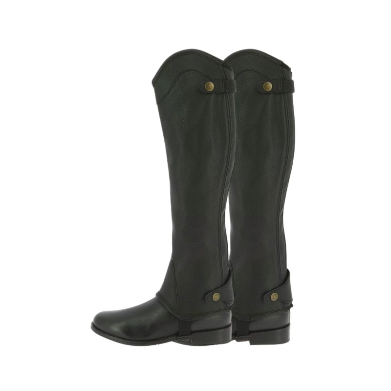 Equithème - Mini-chaps Elite czarne | - Ohlala