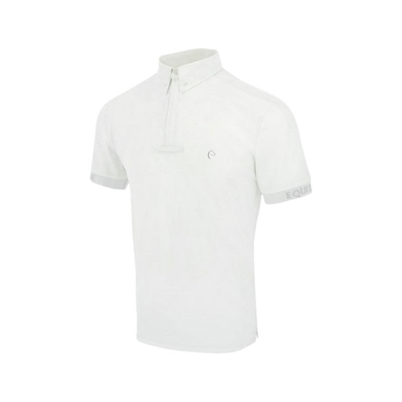 Equithème - Polo korte mouwen kind Wellington wit | - Ohlala