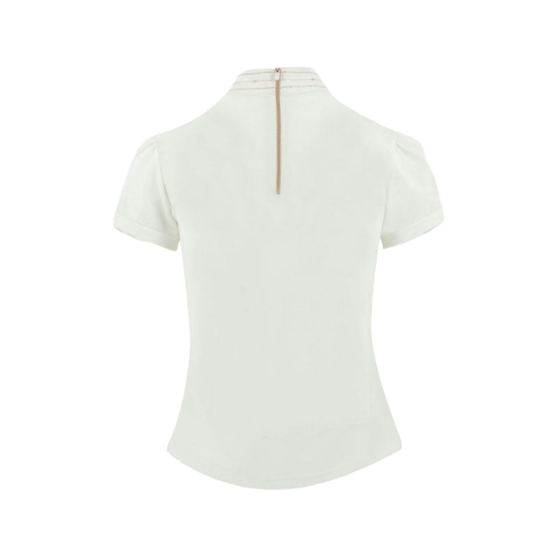 Equithème - Dames poloshirt korte mouwen Vilamoura wit | - Ohlala