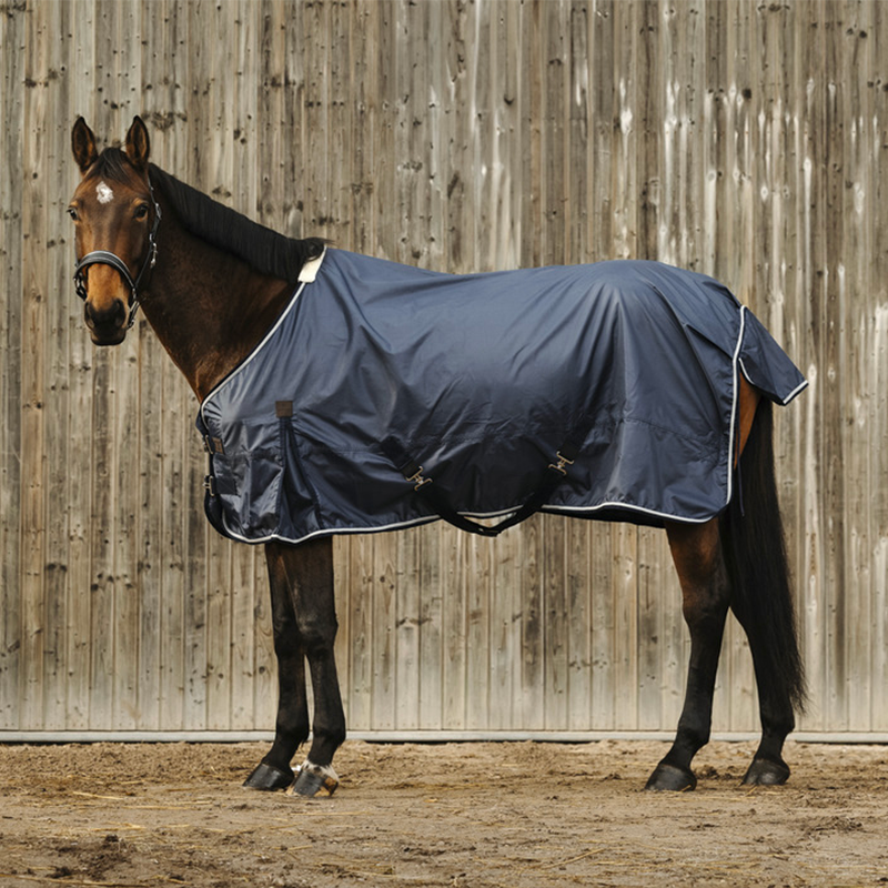 Equithème - Coperta antipioggia navy 0g | - Ohlala