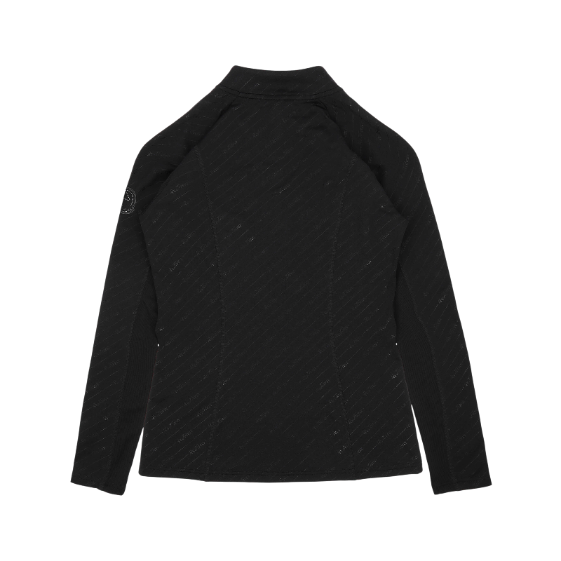 Equithème - Baselayer maniche lunghe donna Je t'aime Sabine nero | - Ohlala